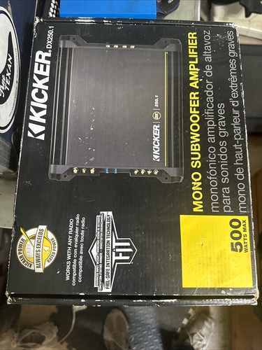 Kicker dx250 mono class d - mono,