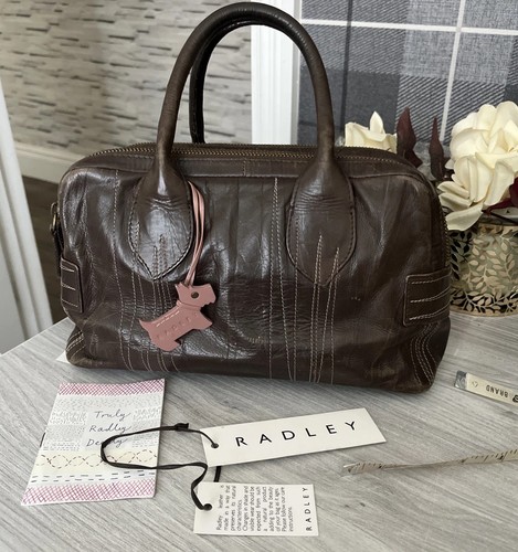 Radley brown leather handbag - leather,