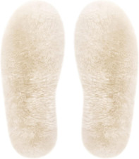 Sheepskin Insoles, Genuine Lambwool Thick Shoe Insoles for Men and Women, Soft C