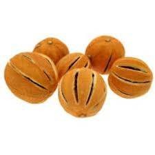 Dried split oranges - dried,