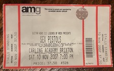 Sex Pistols Brixton Unused