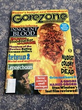 GOREZONE # 24 (HORROR MAGAZINE) Includes Posters