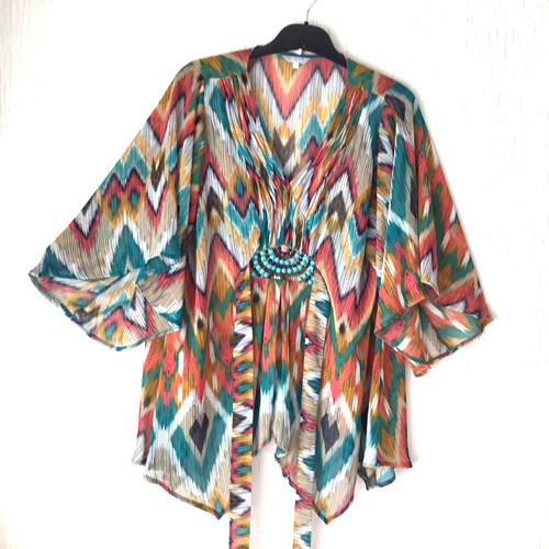 Per una chevron ikat - una,