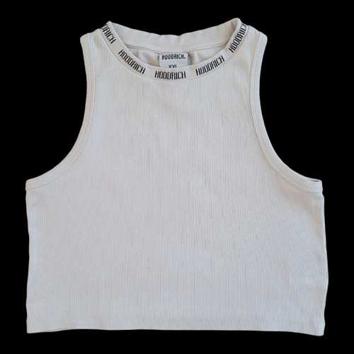 Hoodrich ribbed crop tank - tank, top