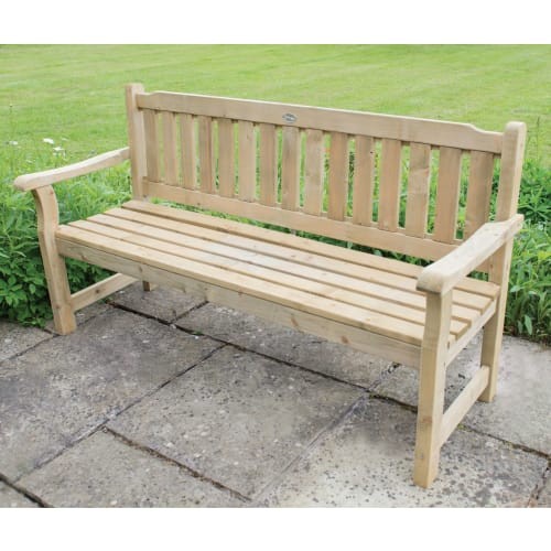 150cm wooden garden bench - 150cm,
