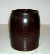 Antique Two Quart Brown Albany