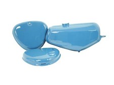 Paint Set Tank + Side Cover Blue for Simson S51 S50 S70
