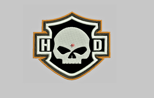 Vintage harley davidson - davidson, skull