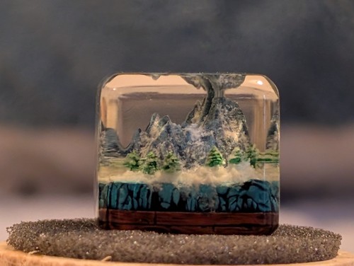 Jelly key artisan keycap - jelly, born