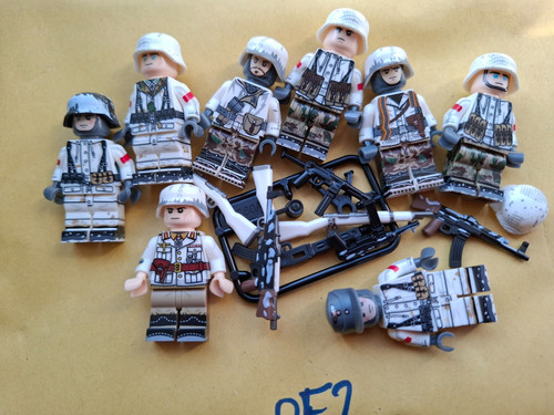 Mini figure ww2 - x8,