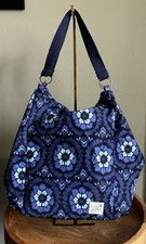 ? Lazy Jack’s Blue Mandala Floral Lightweight Tote Bag