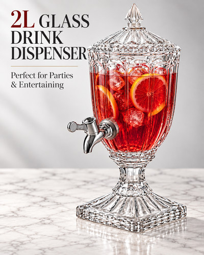 Glass juice beverage - &,