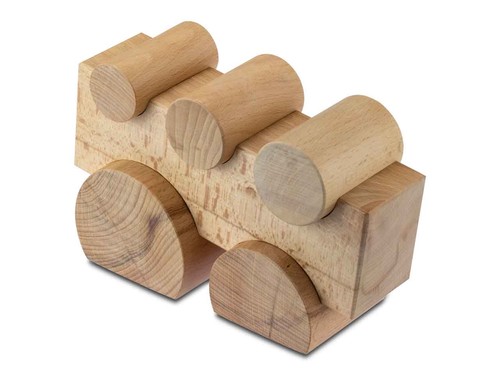 Wooden bending swage block - wooden,