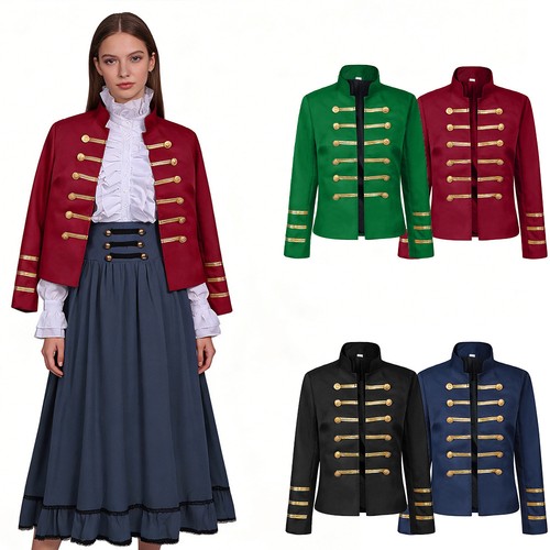 Victorian stand collar jacket - victorian,