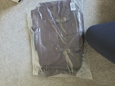 Barbour Leather Briefcase Satchel Bag Brown