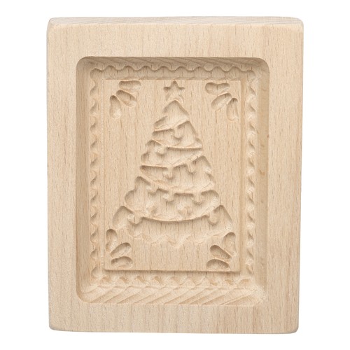 Wooden cookie mould x - mould, 3.94"