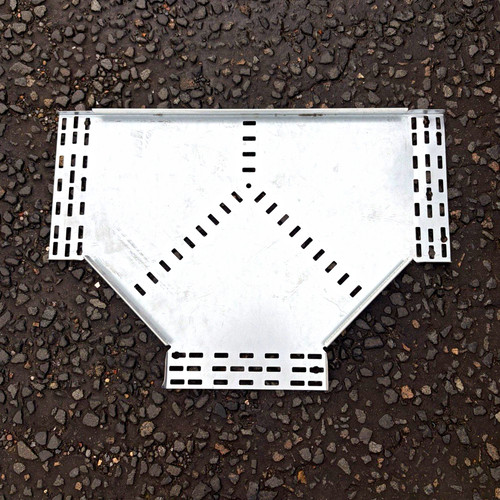 Galvanised metal cable tray - cable,