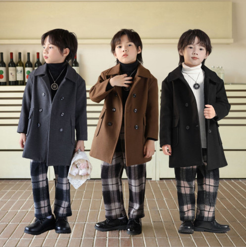 Fall winter kid child woolen - kid,