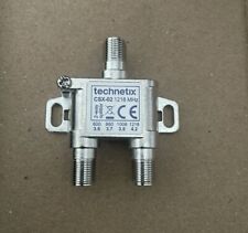 Technetix CSX-02 2 Way Splitter - Satellite TV Virgin Media Sky TV Freeview
