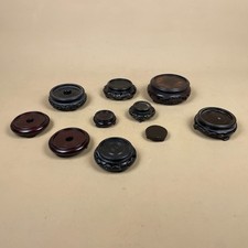 Oriental wooden vase stands - wooden,