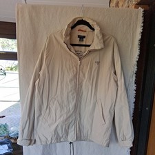 GANT The G.N.H Long Sleeve Jacket Navy Beige Lightweight Rain Size XL 