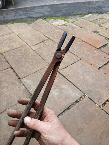 Blacksmiths hollow bit tongs - bit,