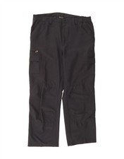 IGUANA Mens Straight Cargo Trousers W38 L30 Navy Blue Polyester CF14