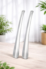 2x Long Stainless Steel Shoe