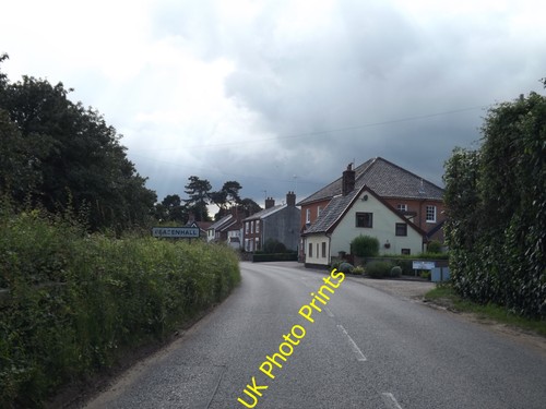 Photo 12x8 entering peasenhall - entering,