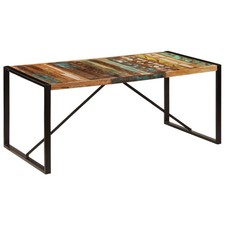 Dining Table Multicolor Solid