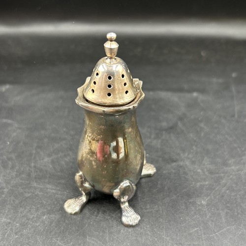 Vintage silver plate pepper - silver,