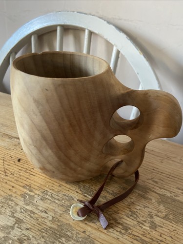 Kuska mug wooden cup - wooden,