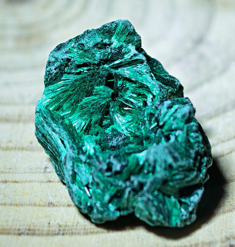 Raw fibrous velvet - fibrous, malachite