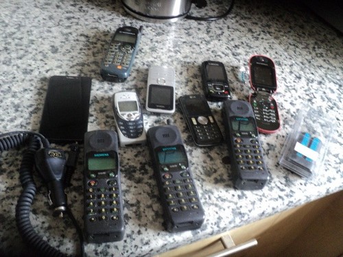 Joblot 10x vintage mobile - 10x,