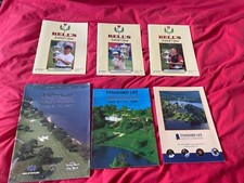 6 x 1991 + SCOTTISH OPEN GOLF