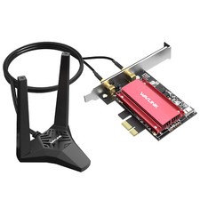 AX5400 WiFi 6E PCIe Network Card Tri-Band Intel AX210 Wireless BT5.3 Adapter
