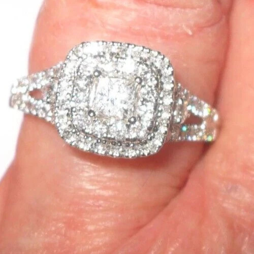 85ct diamond cluster ring - diamond,