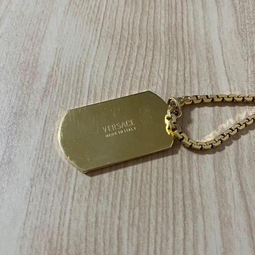 Versace dot tag pendant - versace,