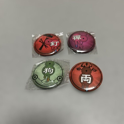 Anime character pin badge set - character,
