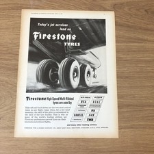 SAIR28 MAGAZINE ADVERT 11X8 FIRESTONE HIGH SPEED MULTI-RIBBED TYRES