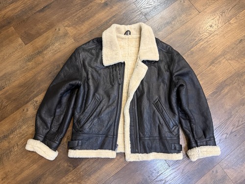 Vintage usaf leather shearling - usaf,