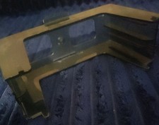 1x RETRO Cassette Tape Holder 2 Slots WallMount BlackPlastic READER'S DIGEST Vgc