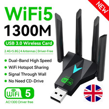 New 1300mbps dual band usb - dual, 3.0