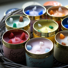 Brand new lily flame tin - brand,