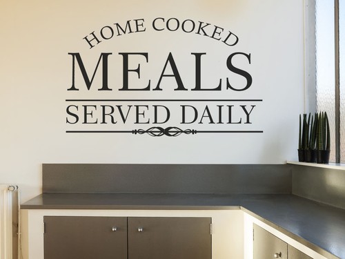 Kitchen vinyl wall sticker - wall,