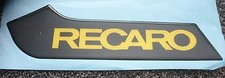 FOCUS MK2 ST PRE FACELIFT ST1/ST2 SEAT BASE TRIM GEL BADGE INSERT BLACK/YELLOW