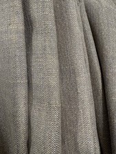 Luxury Hand Made Curtains Grey Beige Silver Woven Insulated W 155" D 85" 19kg