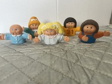 Vintage 1990s Cabbage Patch Kids Pencil Toppers x5 