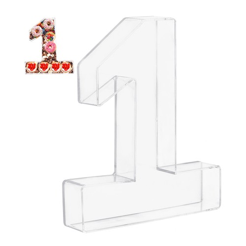 Acrylic number box 1 - acrylic,