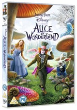 Alice in Wonderland DVD (2012) Mia Wasikowska, Burton (DIR) cert PG Great Value